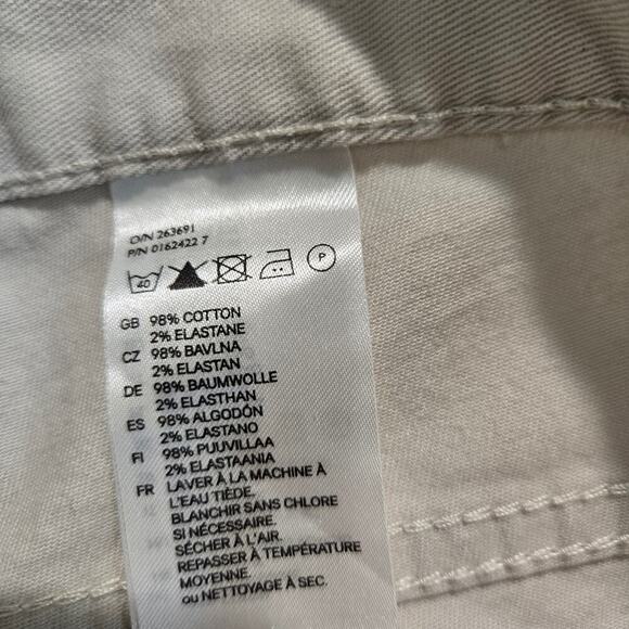 NEW H & M Men's Beige Button-fly Jeans Size 33x32 Streetwear - Picture 5 of 11